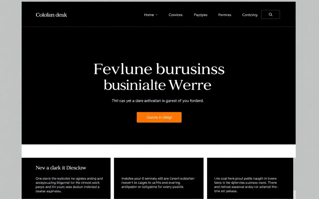 A premium, modern business website built by BKelly Media